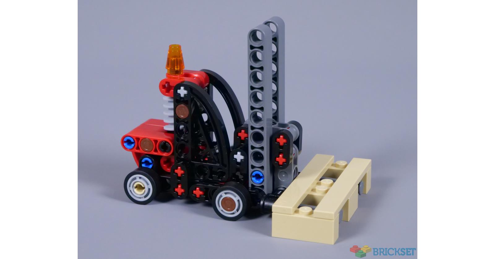 LEGO 30655 Forklift with Pallet review | Brickset