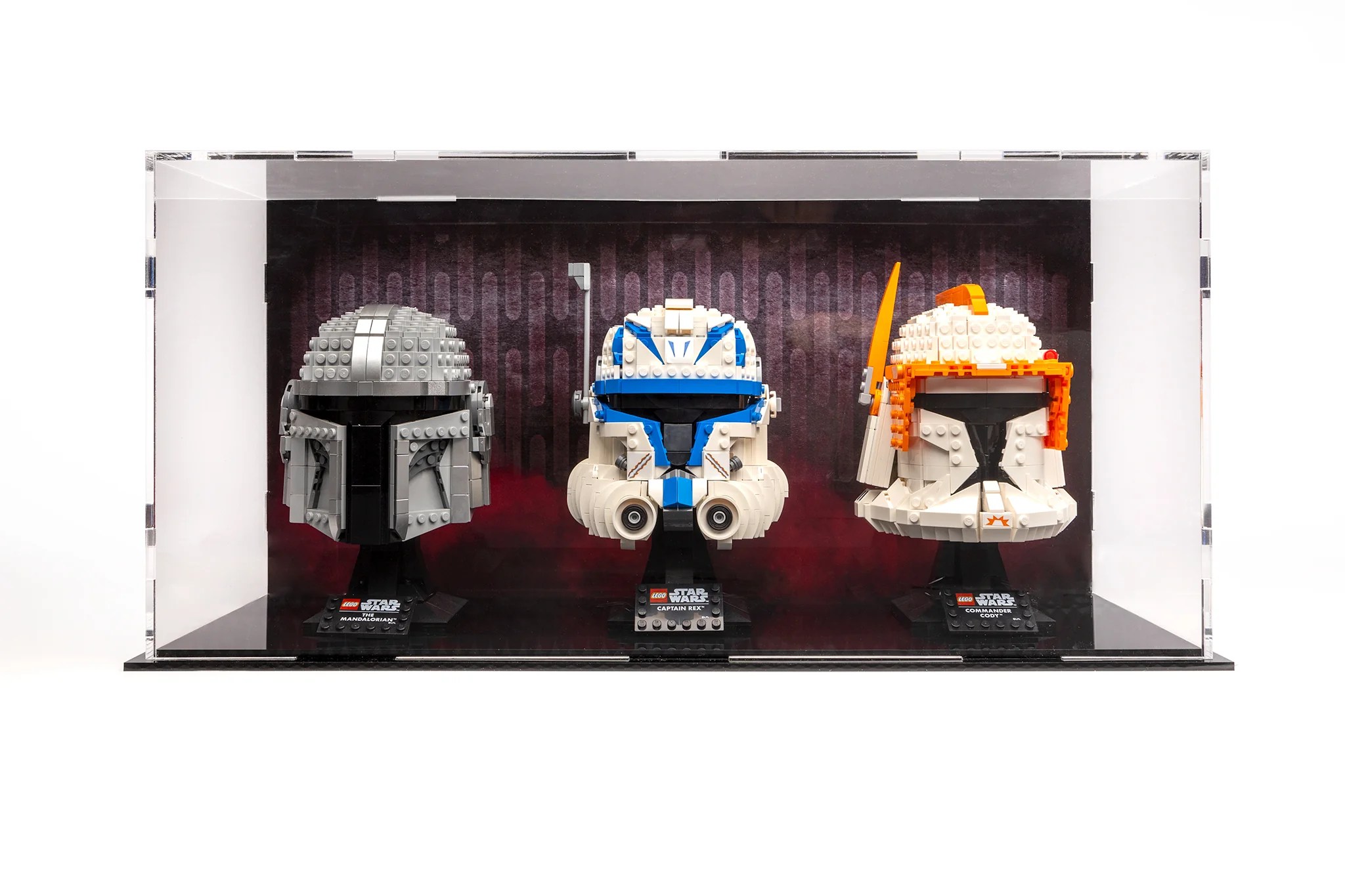 LEGO® Star Wars Helmet Display case Triple BrickShell Cases