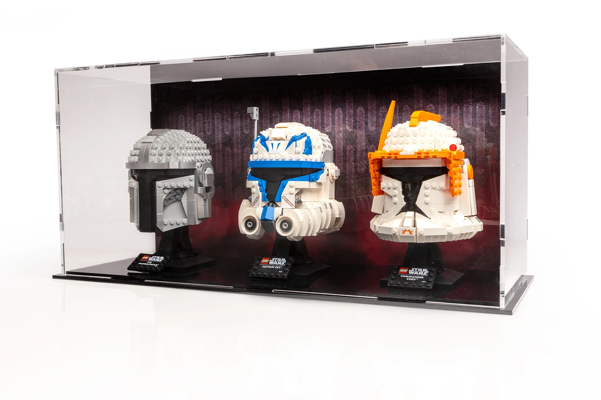 LEGO® Star Wars Helmet Display case Triple BrickShell Cases