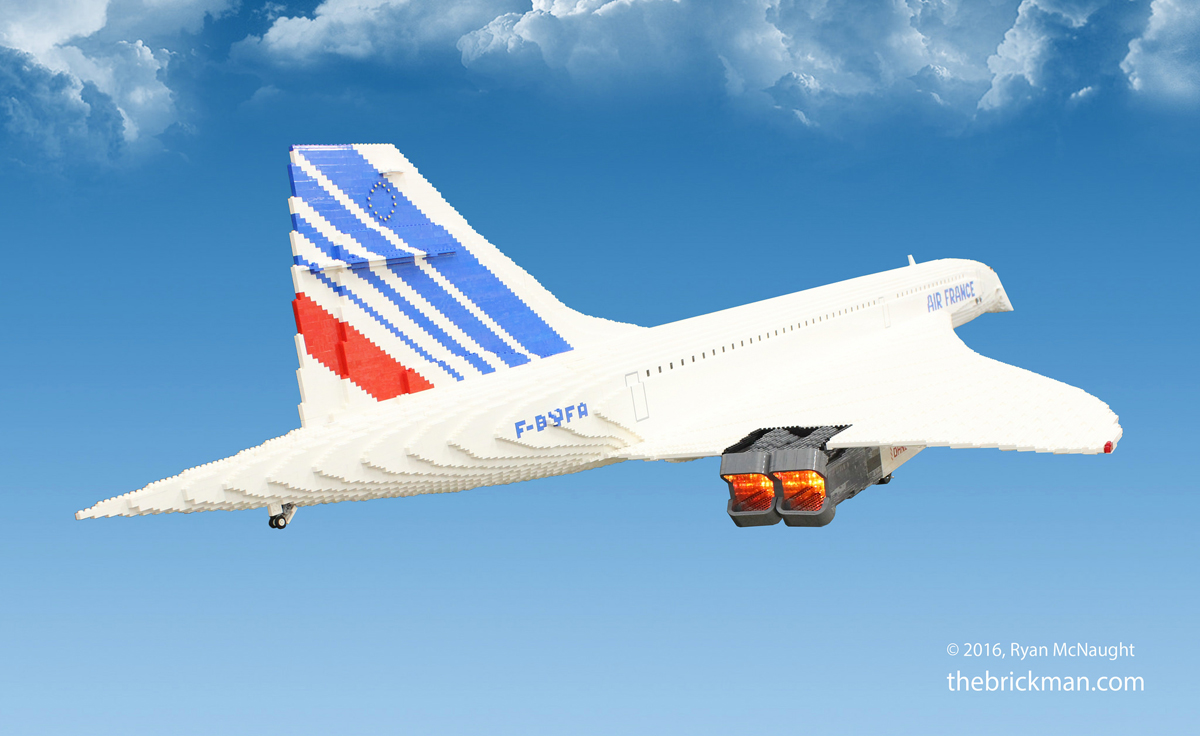 This 65 000 Piece Custom LEGO Concorde Will Amaze You