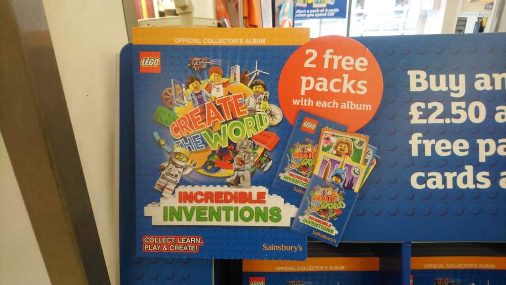New LEGO Build the World Incredible Inventions Trading Cards Now Available in Sainsbury's