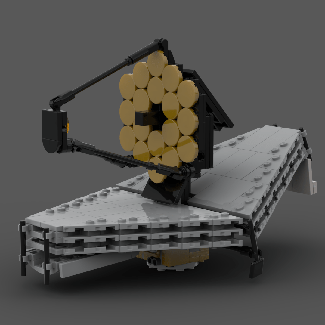 James b Space Telescope 1110 scale LEGO model