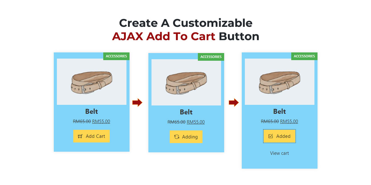 Create A Customizable AJAX Add To Cart Button In Bricks Builder