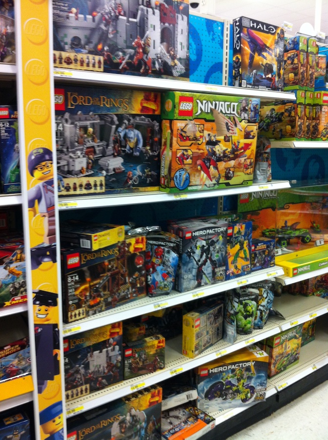 New LEGO Minifig Displays at Target Brick Update