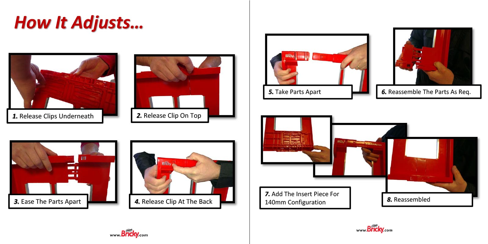 The New Bricky® Brick Laying Tool PLUS Brick Tape