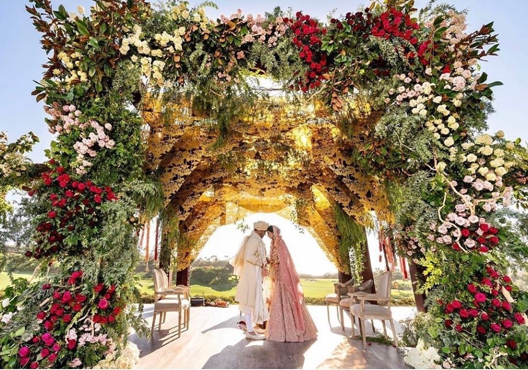 A Garden Themed Mandap Wedding Planning