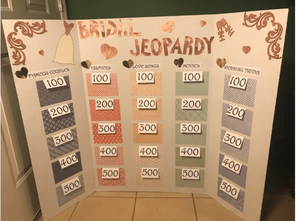 Bridal Jeopardy Questions (Free Game Included!) Bridal