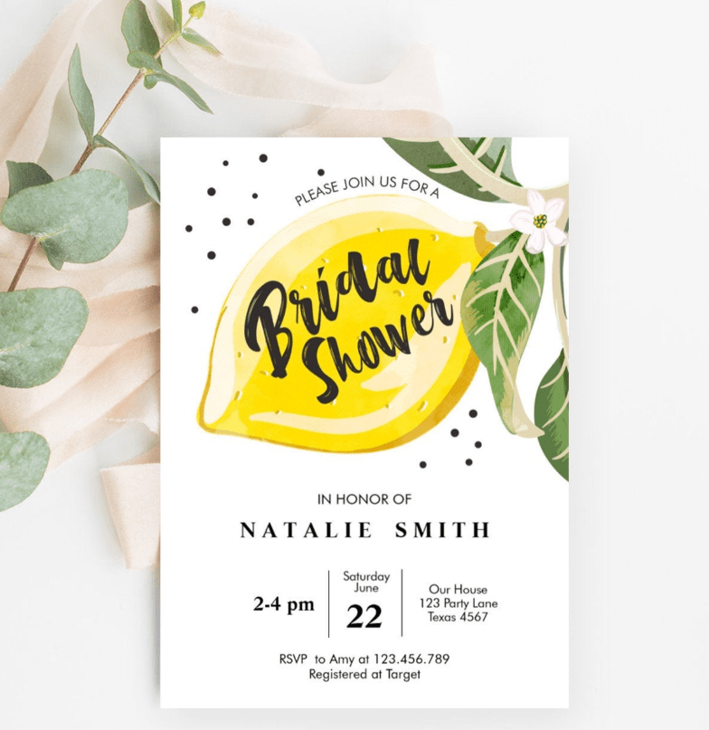 When Life Gives You Lemons, Have A Bridal Shower Bridal Shower 101