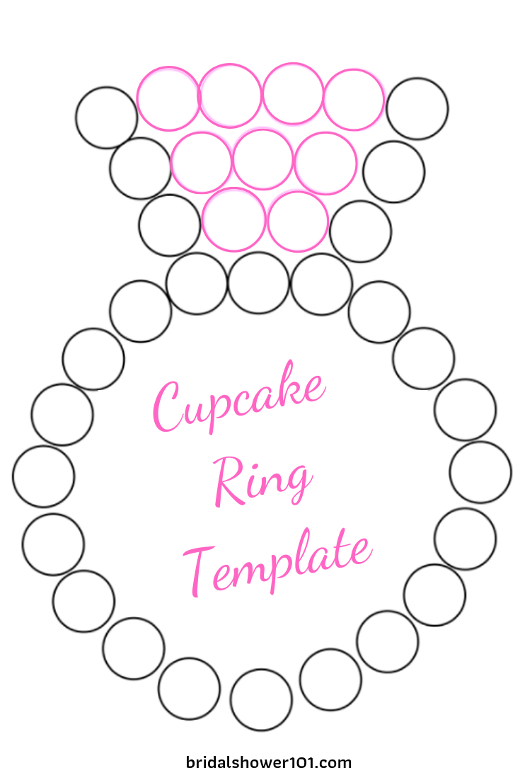 CupcakeRingTemplate Bridal Shower 101