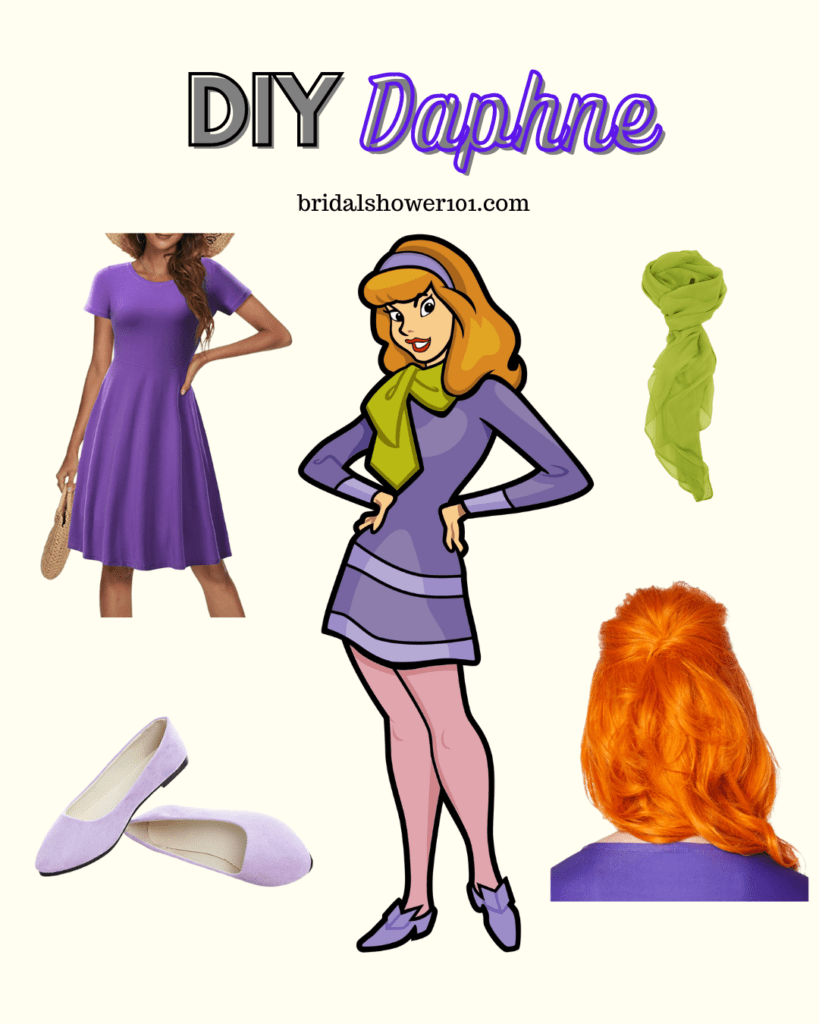 Daphne Costume Inspiration for Halloween and Cosplay Bridal Shower 101