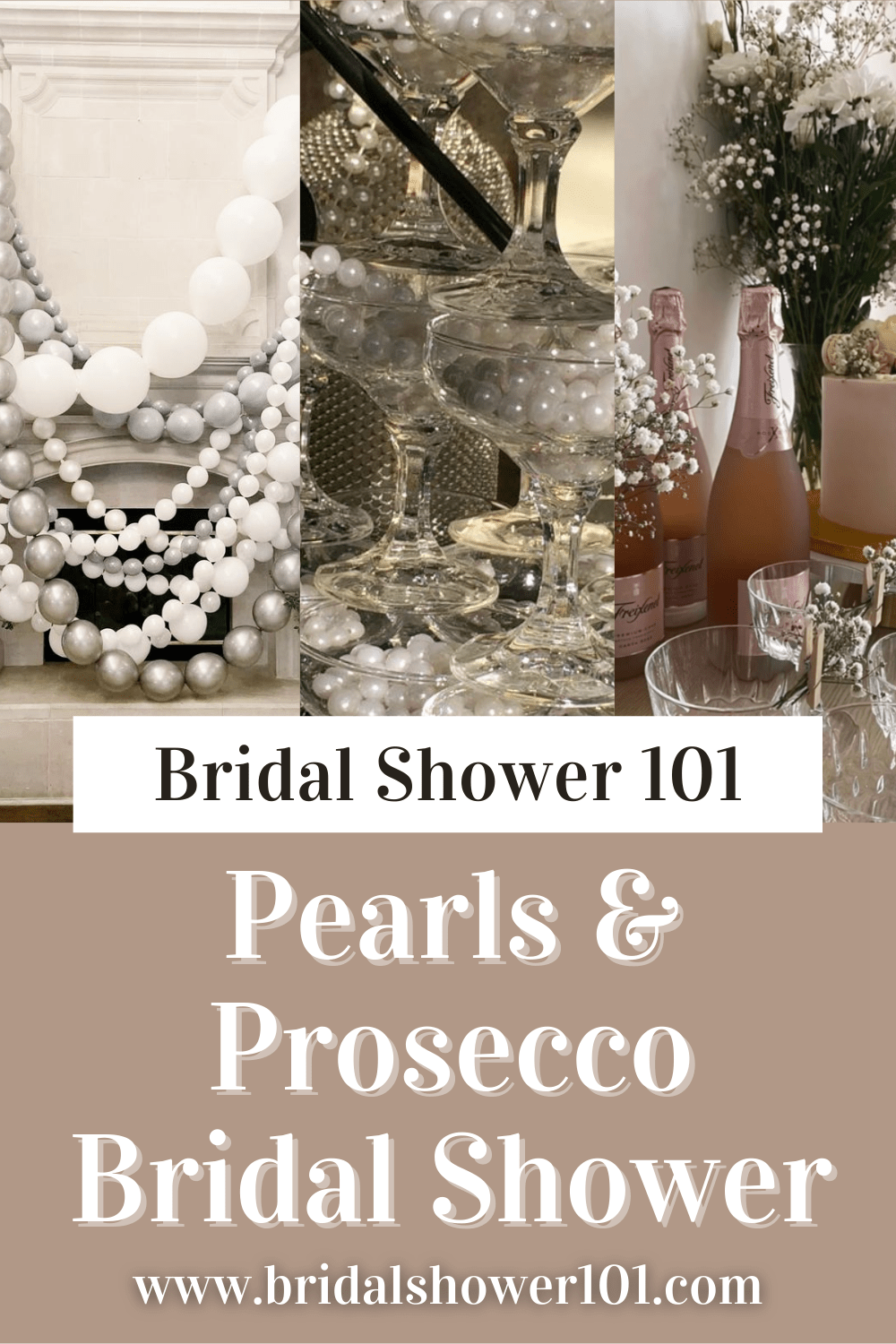 Pearls and Prosecco Bridal Shower Theme Bridal Shower 101