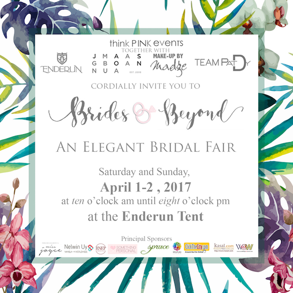 Brides and Beyond 2017 Bridal Fair by Think Pink Productions Bride and Breakfast