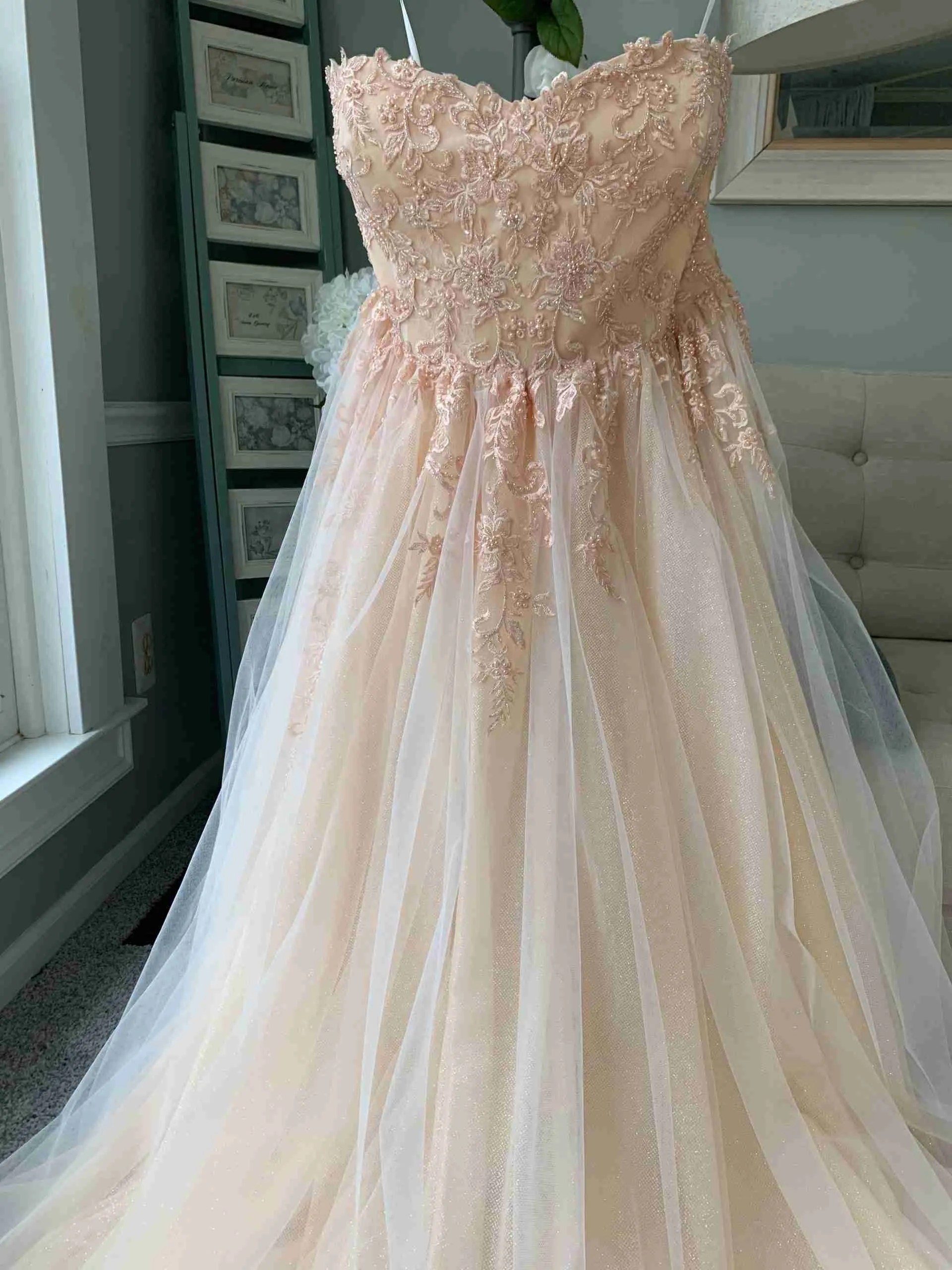 2 in 1 Wedding Dress with Detachable Skirt, Transformer 2 in 1 Wedding