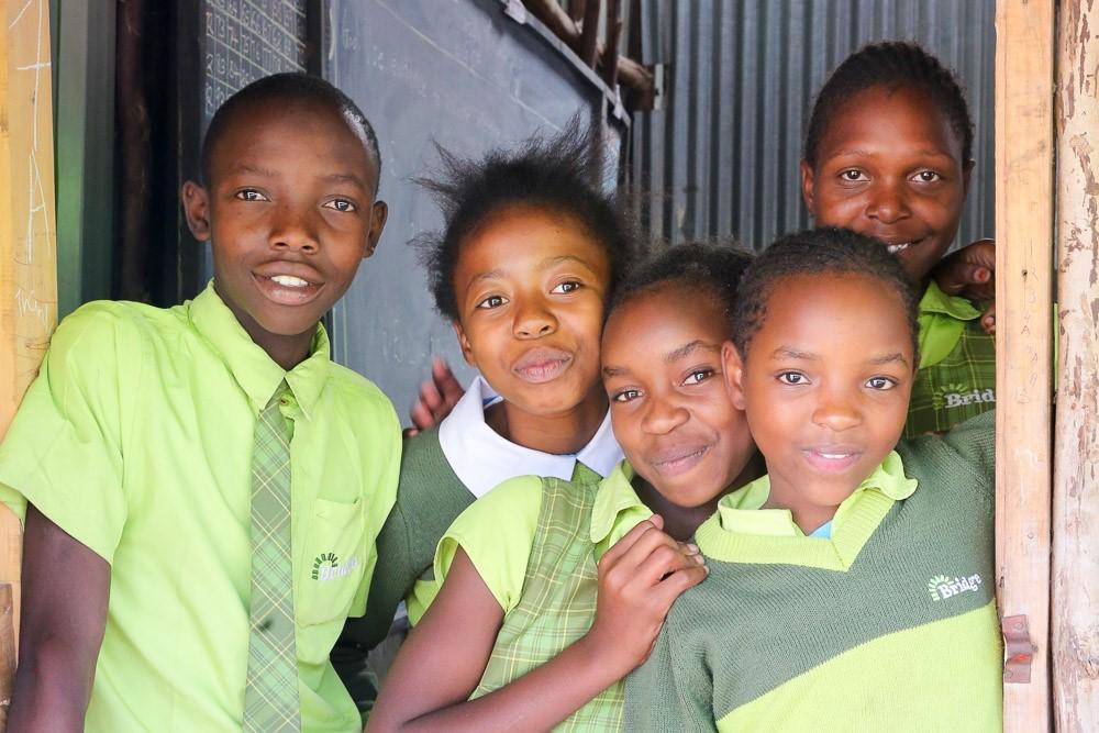 Young Bridge graduates in Kenya celebrate fantastic exam