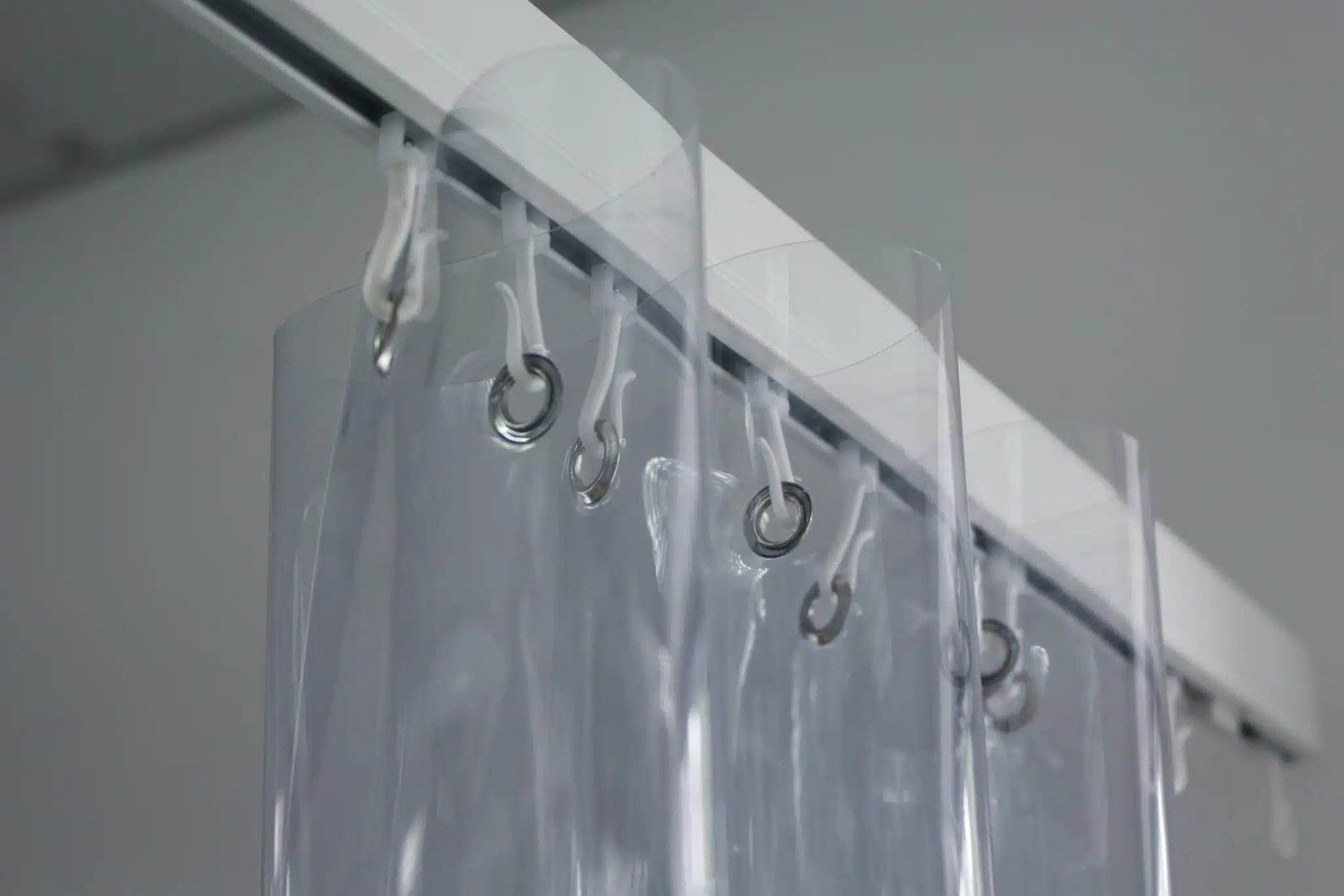 CubiScreen Clear Cubicle Curtain Bridge Contract Interiors