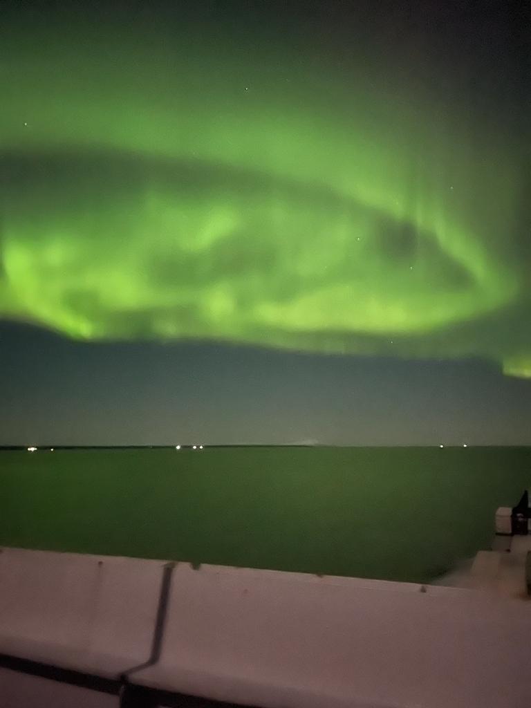 Northern Lights from MV MAUNALEI Bridgedeck