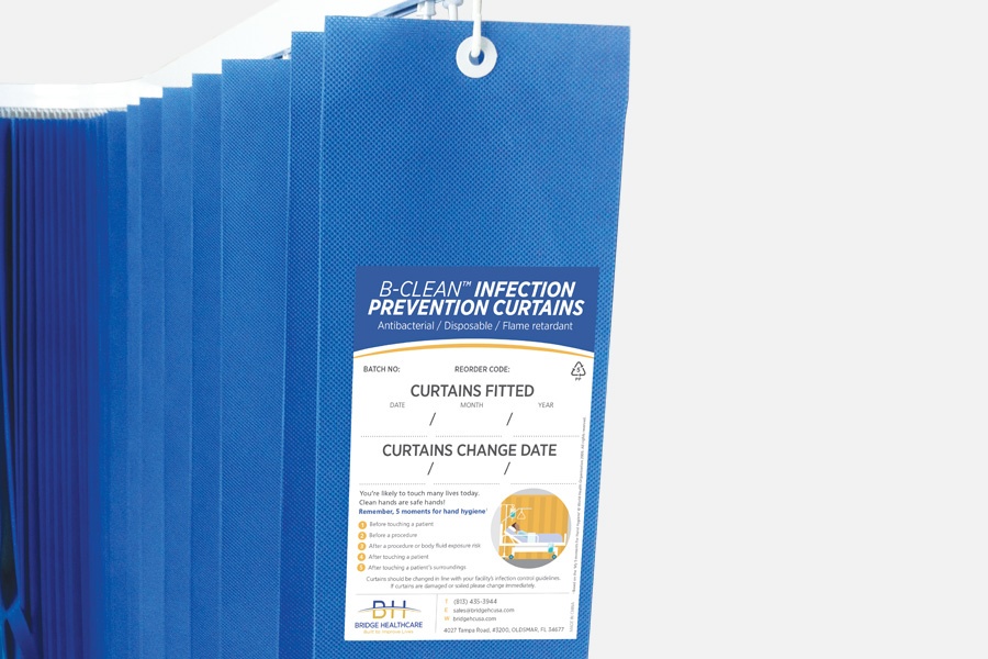 BClean™ Infection Prevention Curtains Bridge Healthcare USA