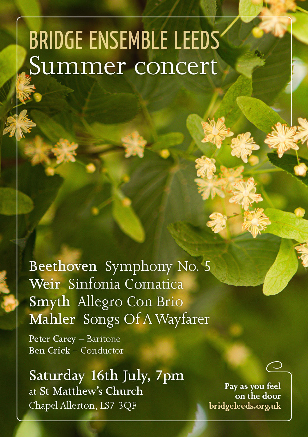 Summer Concert 2022 Bridge Ensemble Leeds