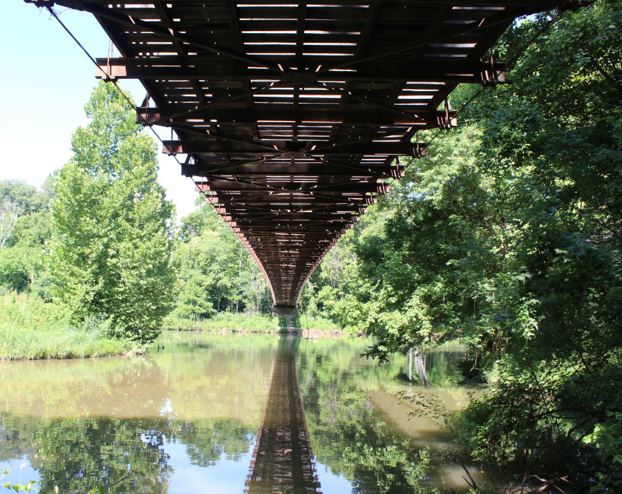 Bridgemeister Grand Glaize Suspension Bridge