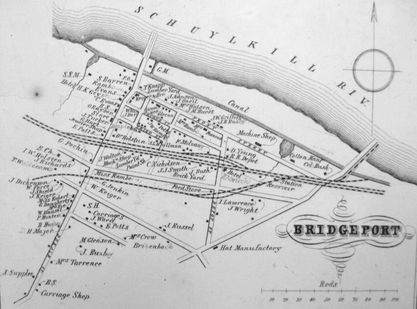 Maps Growth of Bridgeport Bridgeport Founders' Day