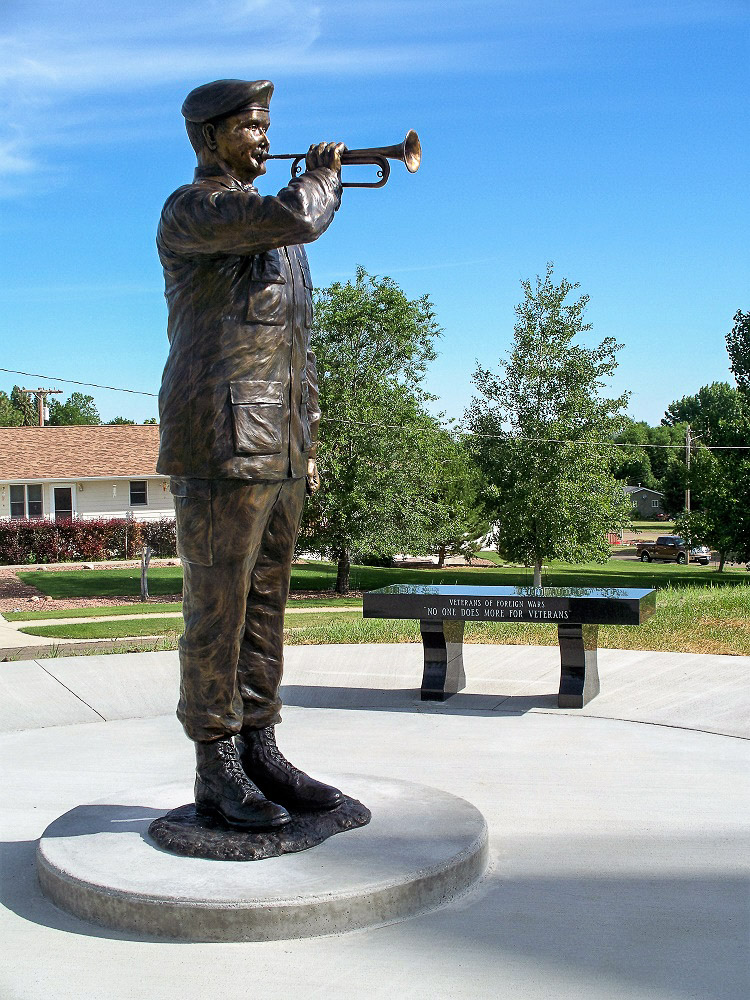 Northeast Montana Veterans Memorial Sculptures Bridger Bronze Gallery