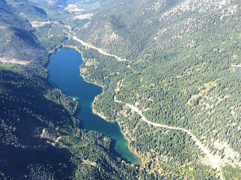 Marshall Lake Bridge River Valley