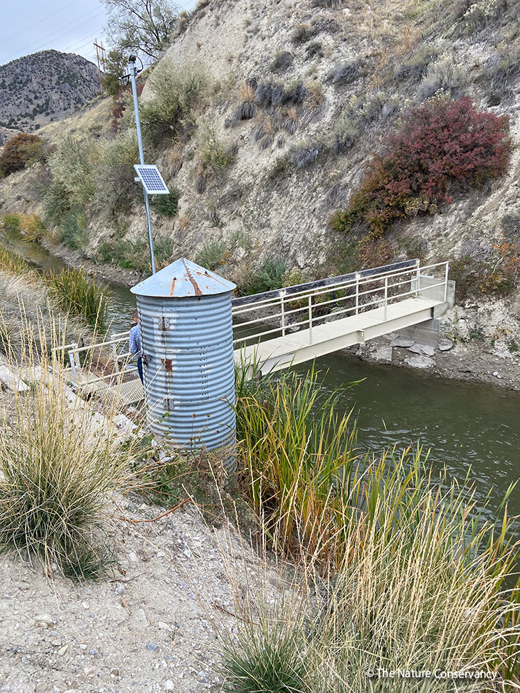 Flow Gauge Image Courtesy The Nature Conservancy