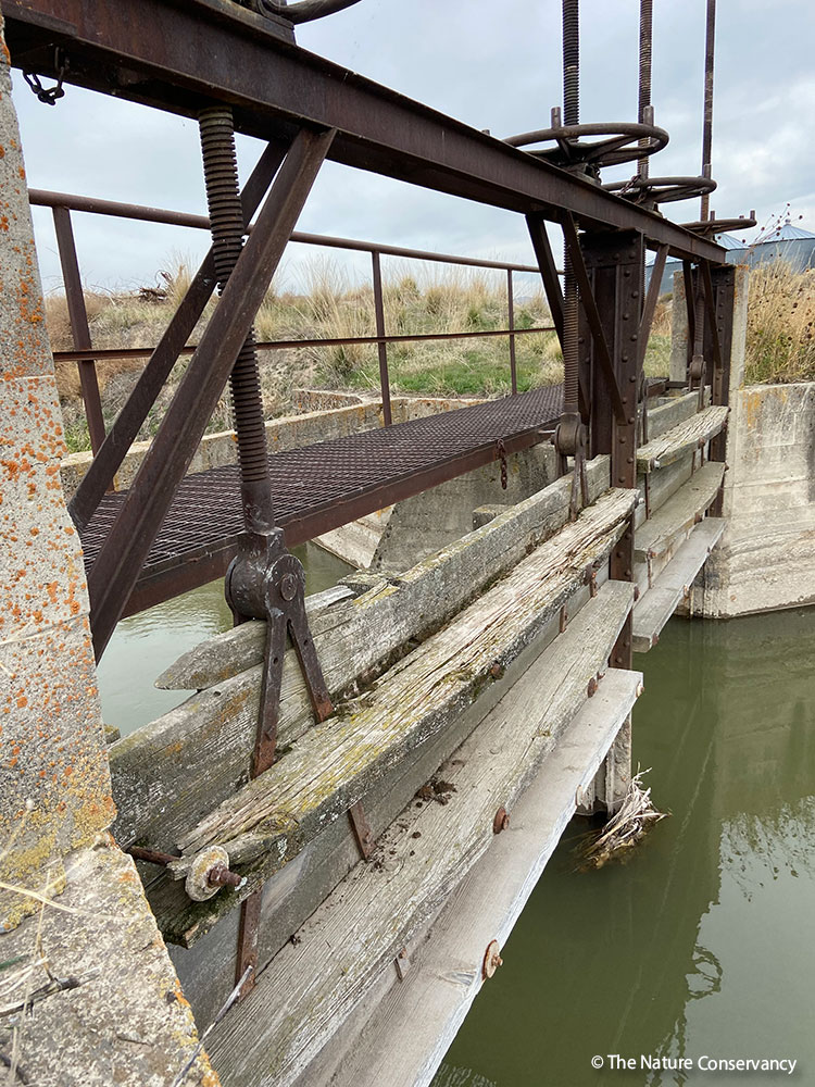 Weir Bear River Canal Company Tour Oct 22, 2021 Image Courtesy The Nature Conservancy