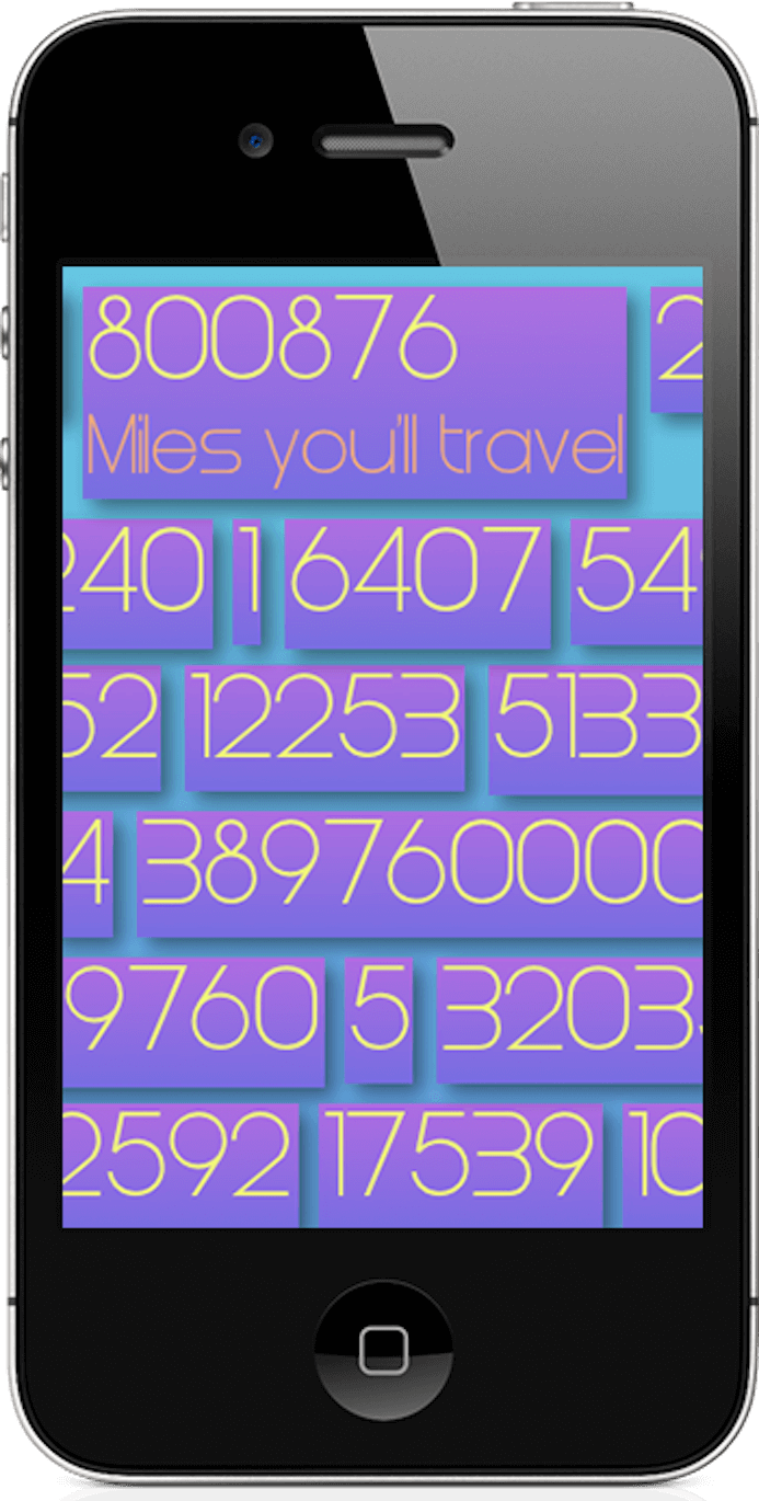 Life in Numbers iOS App