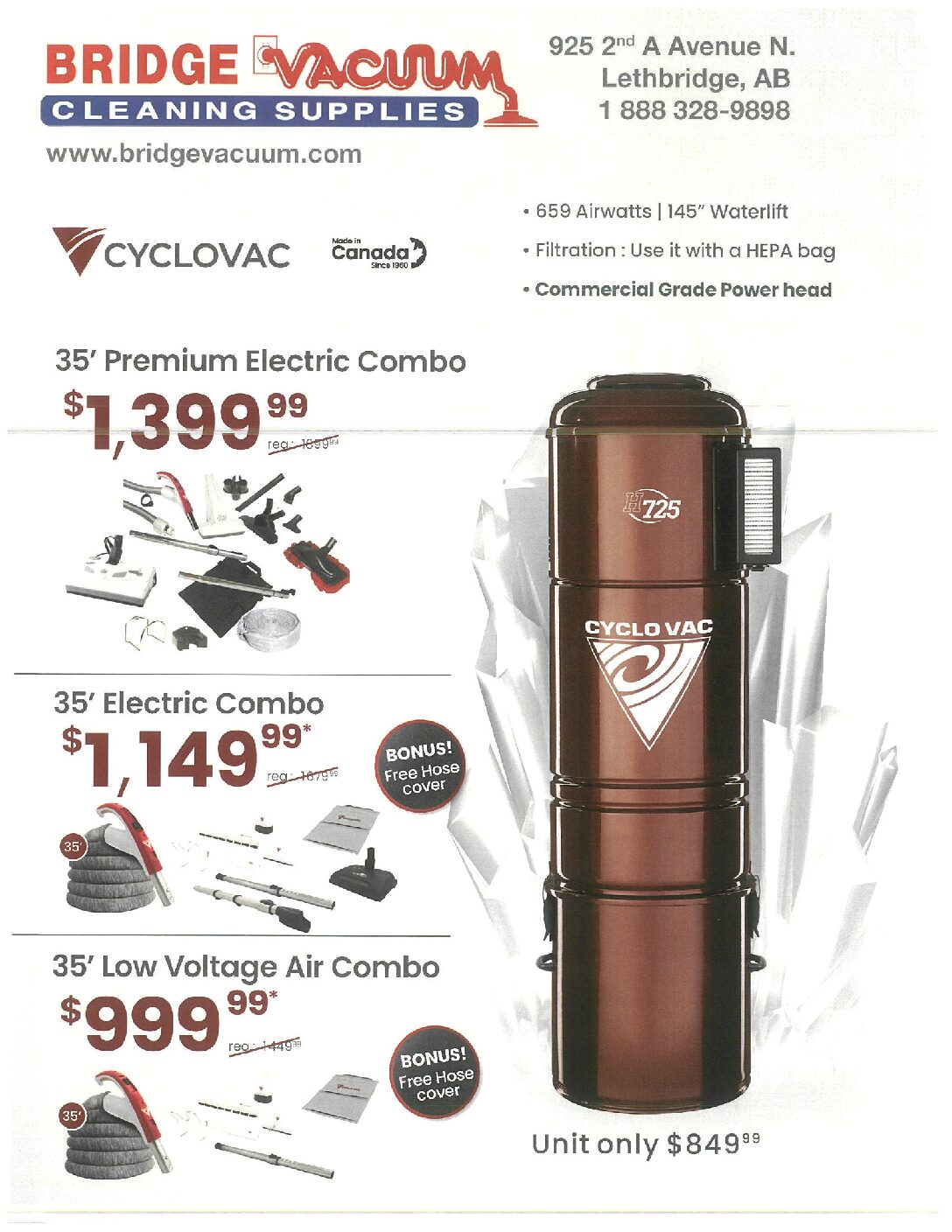 Vacuums & Cleaning Supplies • Bridge Vacuum Cleaning Supplies