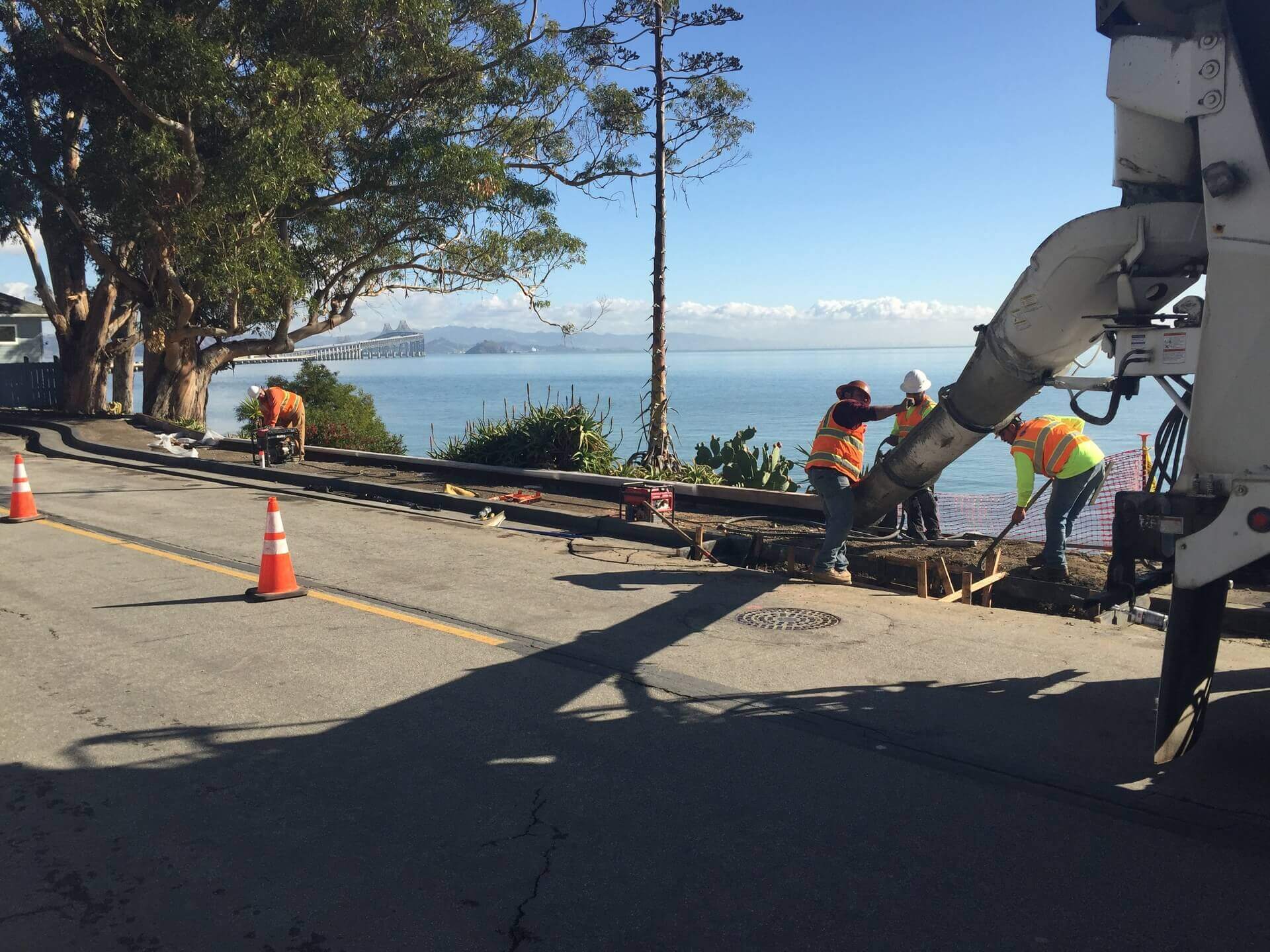 San Quentin Village Sidewalk and Retaining Wall Project Bridgeway