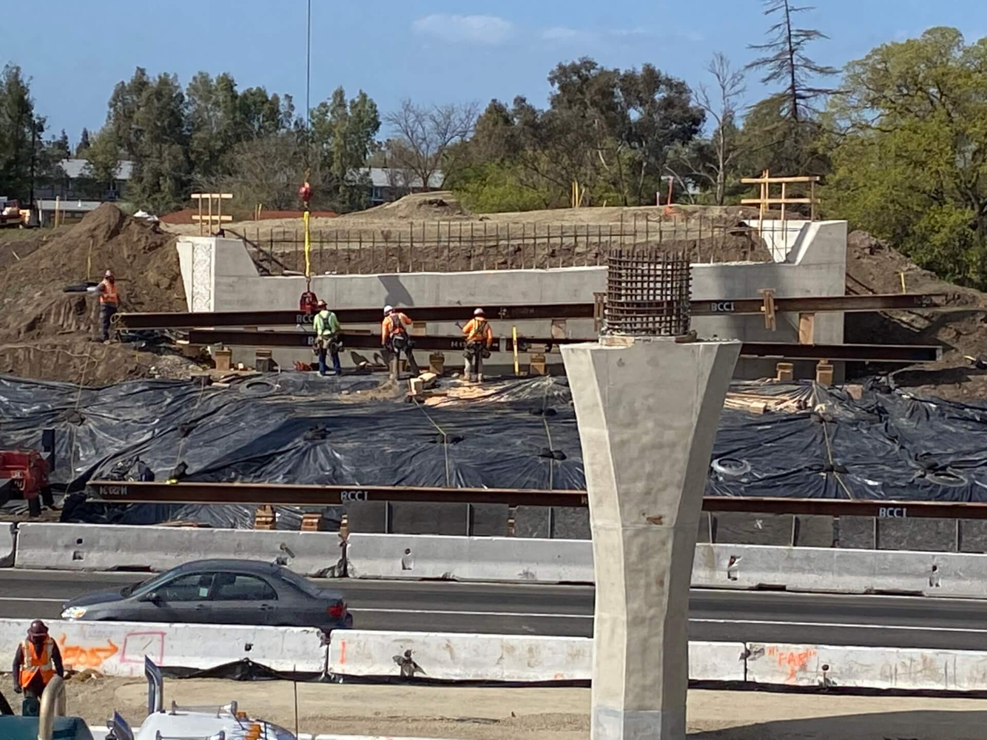 San Joaquin SR99 Farmington Bridge Replacement Bridgeway Civil Constructors, Inc