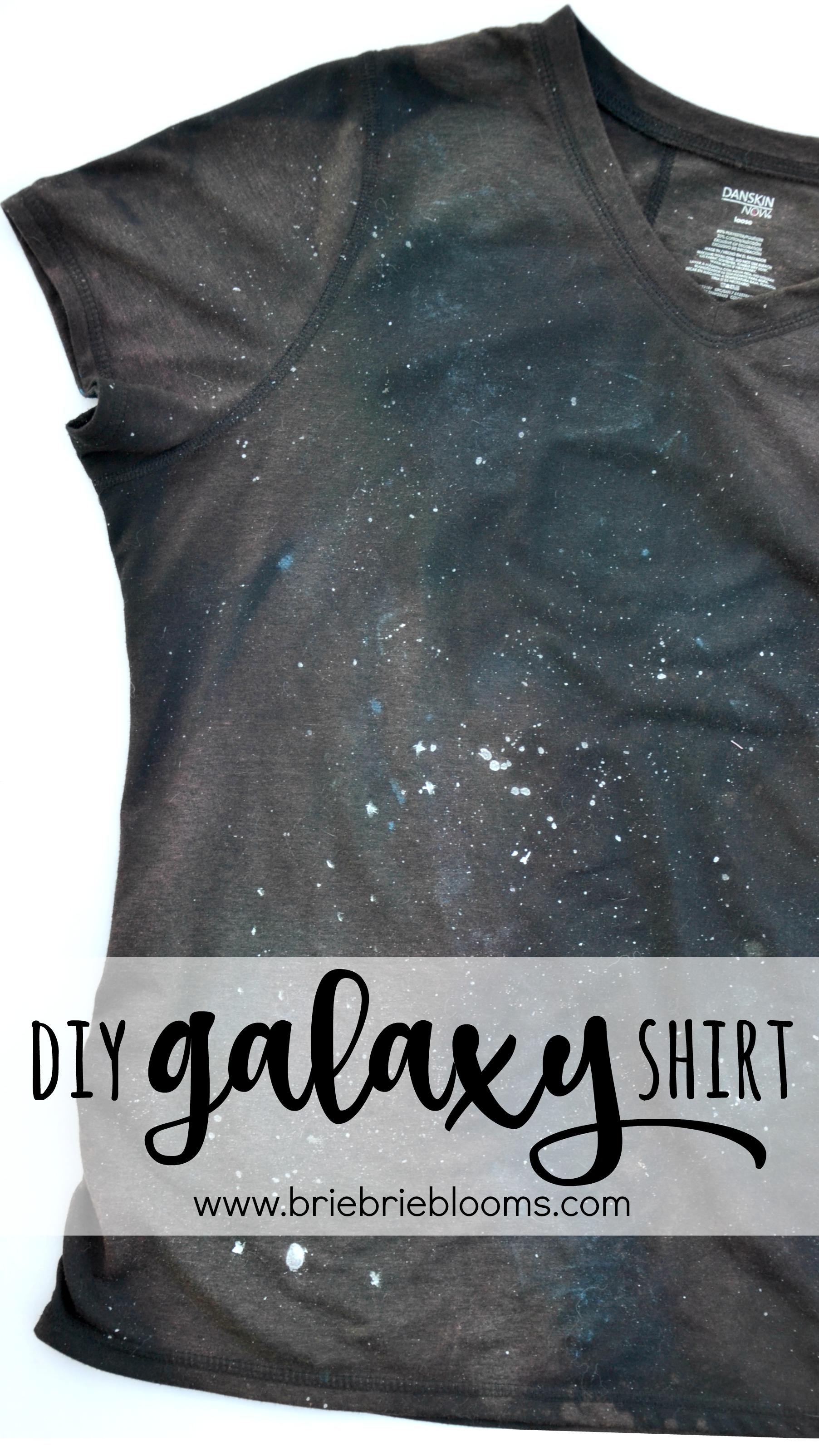 DIY Galaxy Shirt Tutorial Brie Brie Blooms
