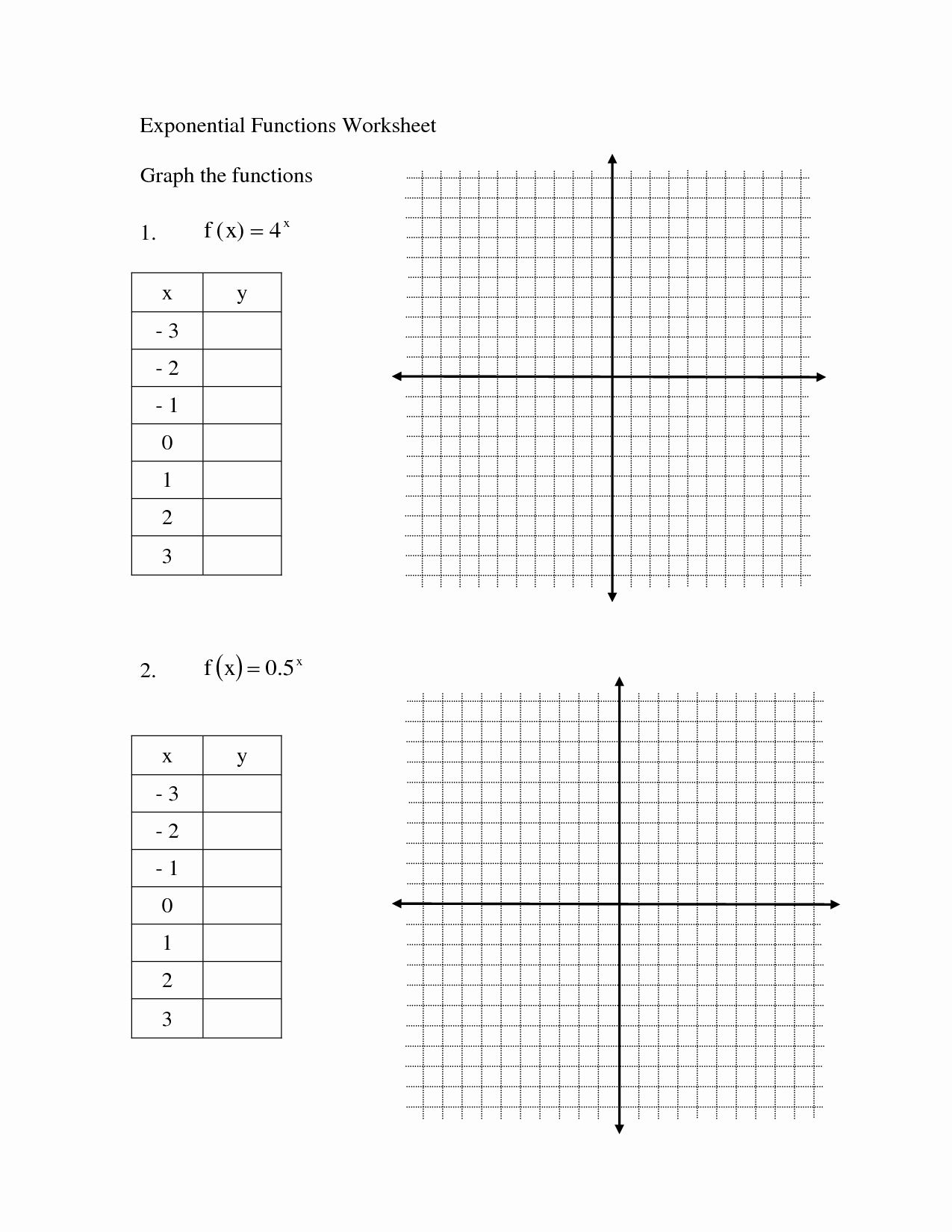 Algebra 2 Exponent Practice Worksheet Answers