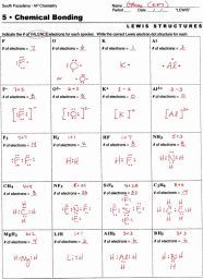 Chemical Bonds Ionic Bonds Worksheet Answers