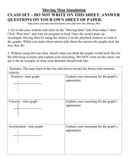 How can students relate kinematics graphs with descriptions? The Moving Man Worksheet Answers - Nidecmege