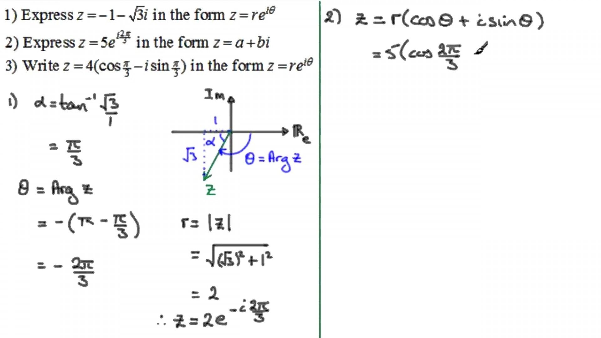 Simplifying Complex Numbers Worksheet