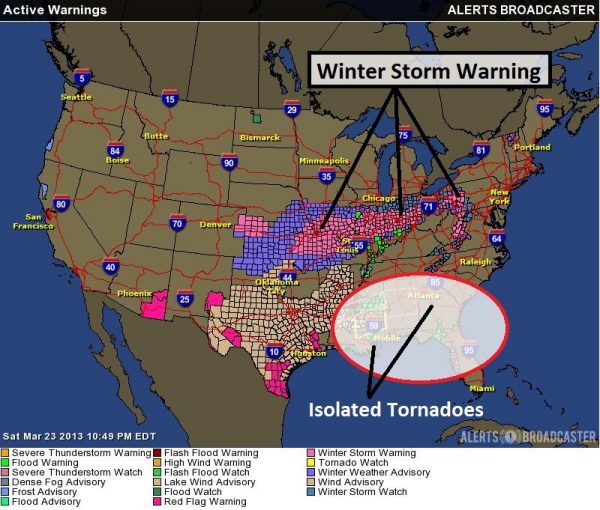 WeatherNation Headlines What March? Heavy Snow Ohio Valley (Monday