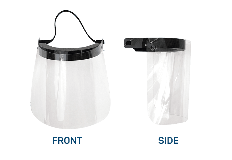 Face Shield 25 Pack w/ Replacement Parts