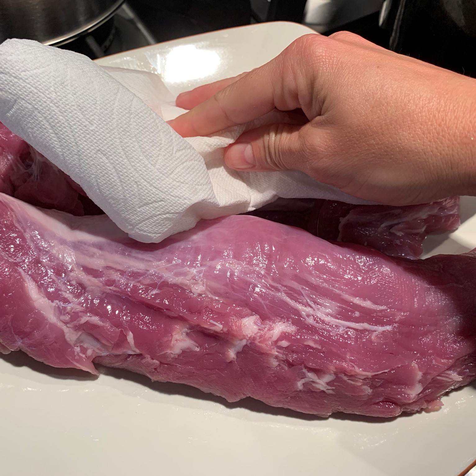 pulled pork pat dry pork