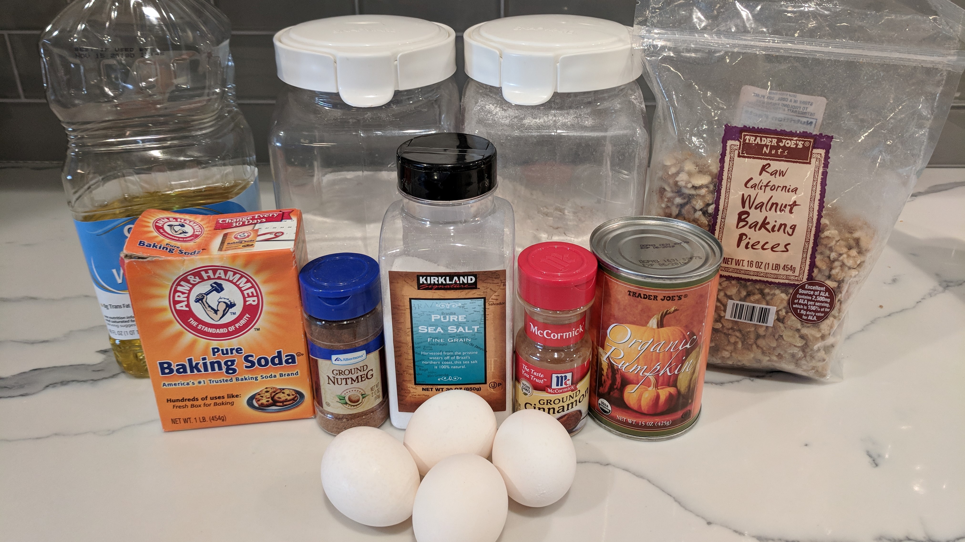 pumpkin bread ingredients