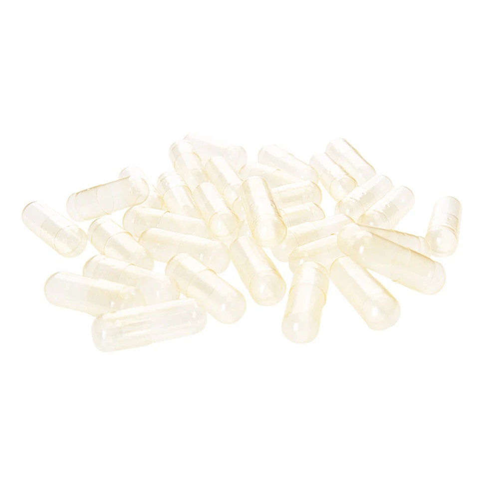 Empty Clear Gelatin Capsules Size 0 (1000 Count)