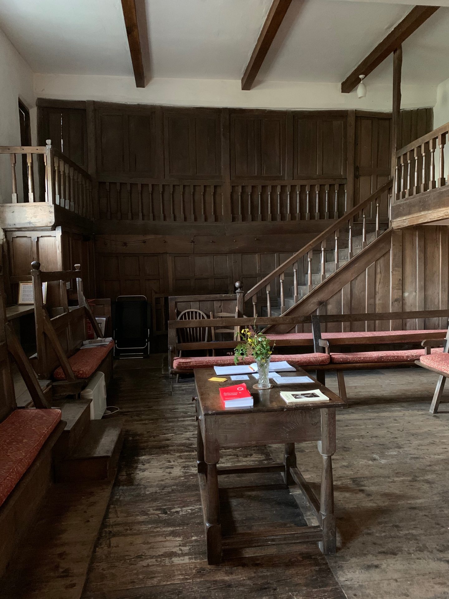 The Meeting Room Brigflatts Quaker Meeting