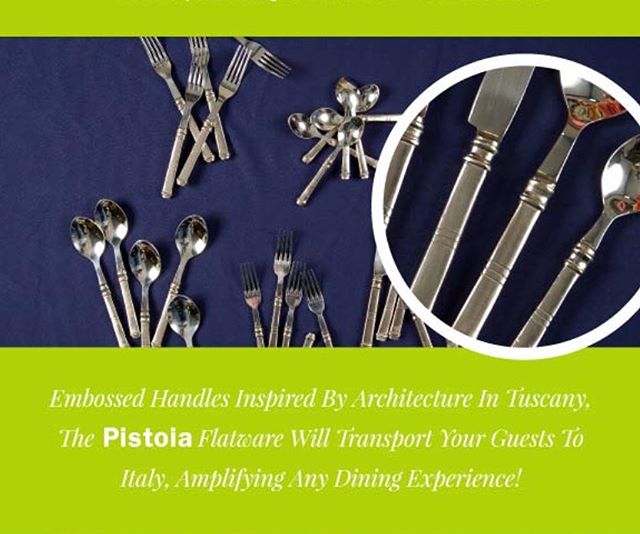 Pistoia Collection Flatware Rental Bright Rentals