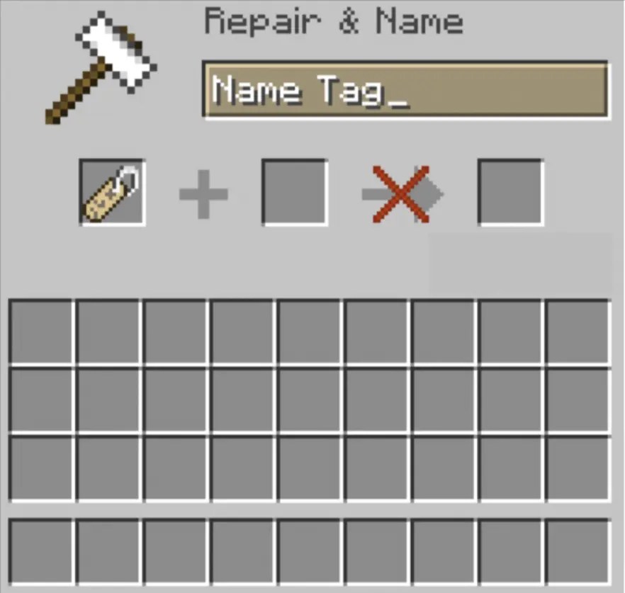 Name Tag Minecraft