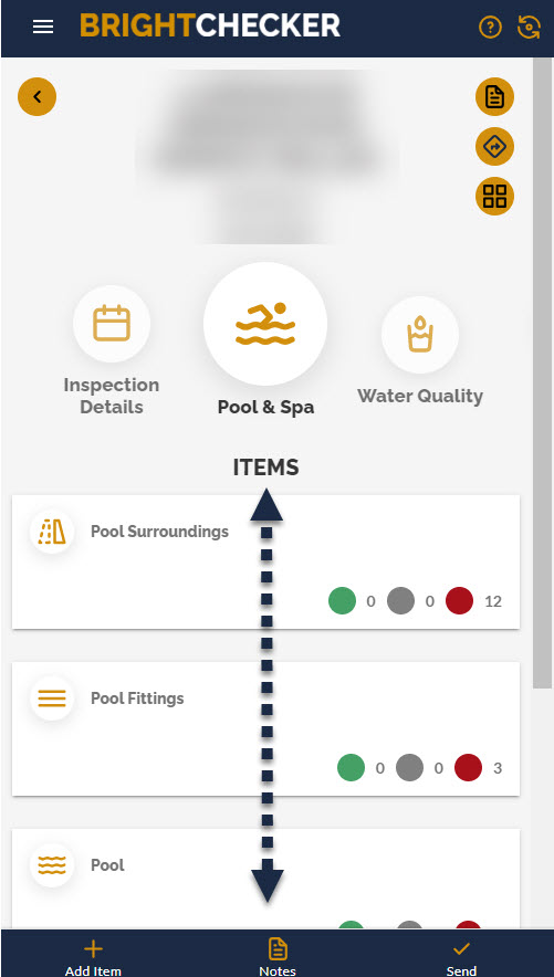 Our Property Inspection App Interface Brightchecker