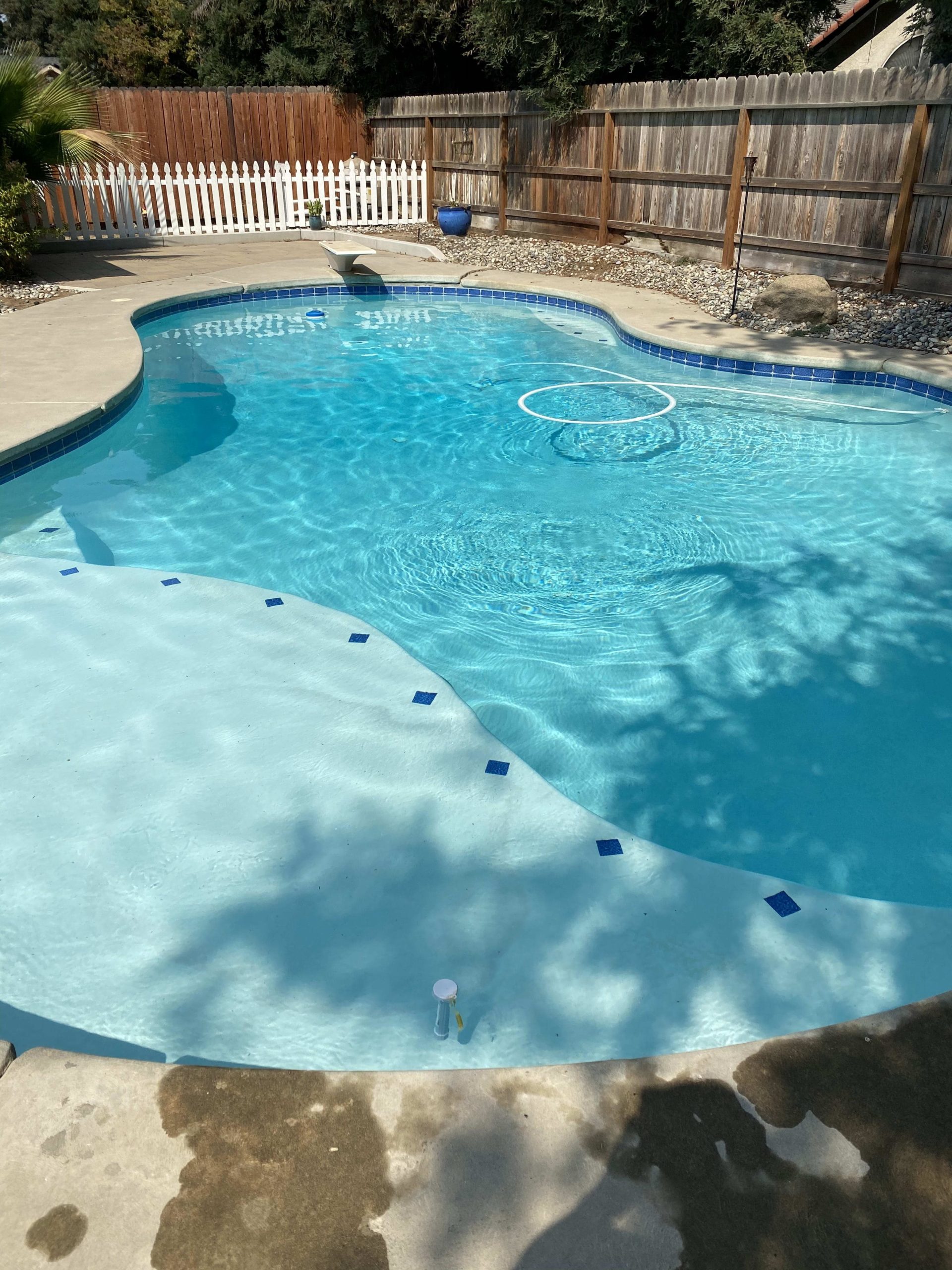 Clovis CA, Green Swimming Pool Cleaning Fresno Pool Service Bright