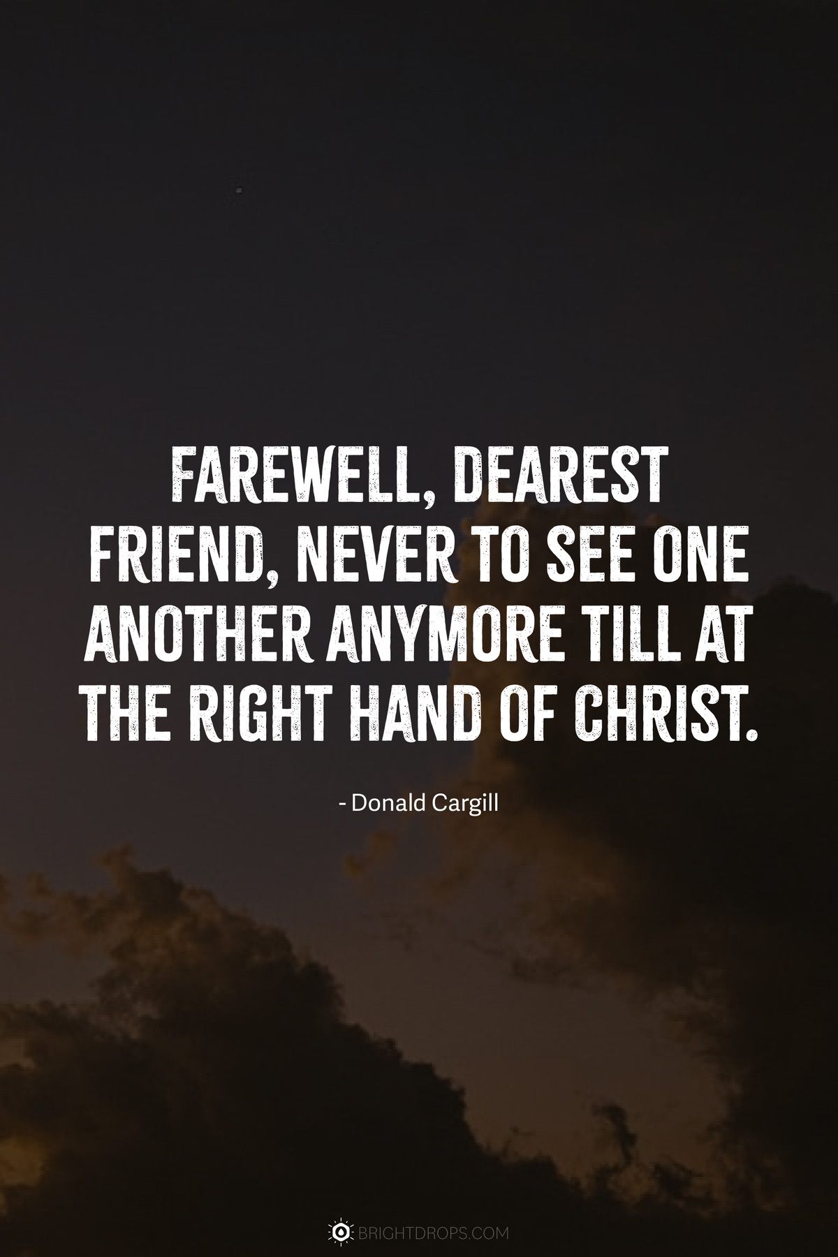 Goodbye Friend Message