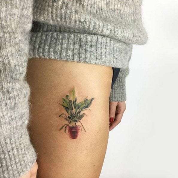 35 Plant Tattoo Ideas & Inspiration Brighter Craft