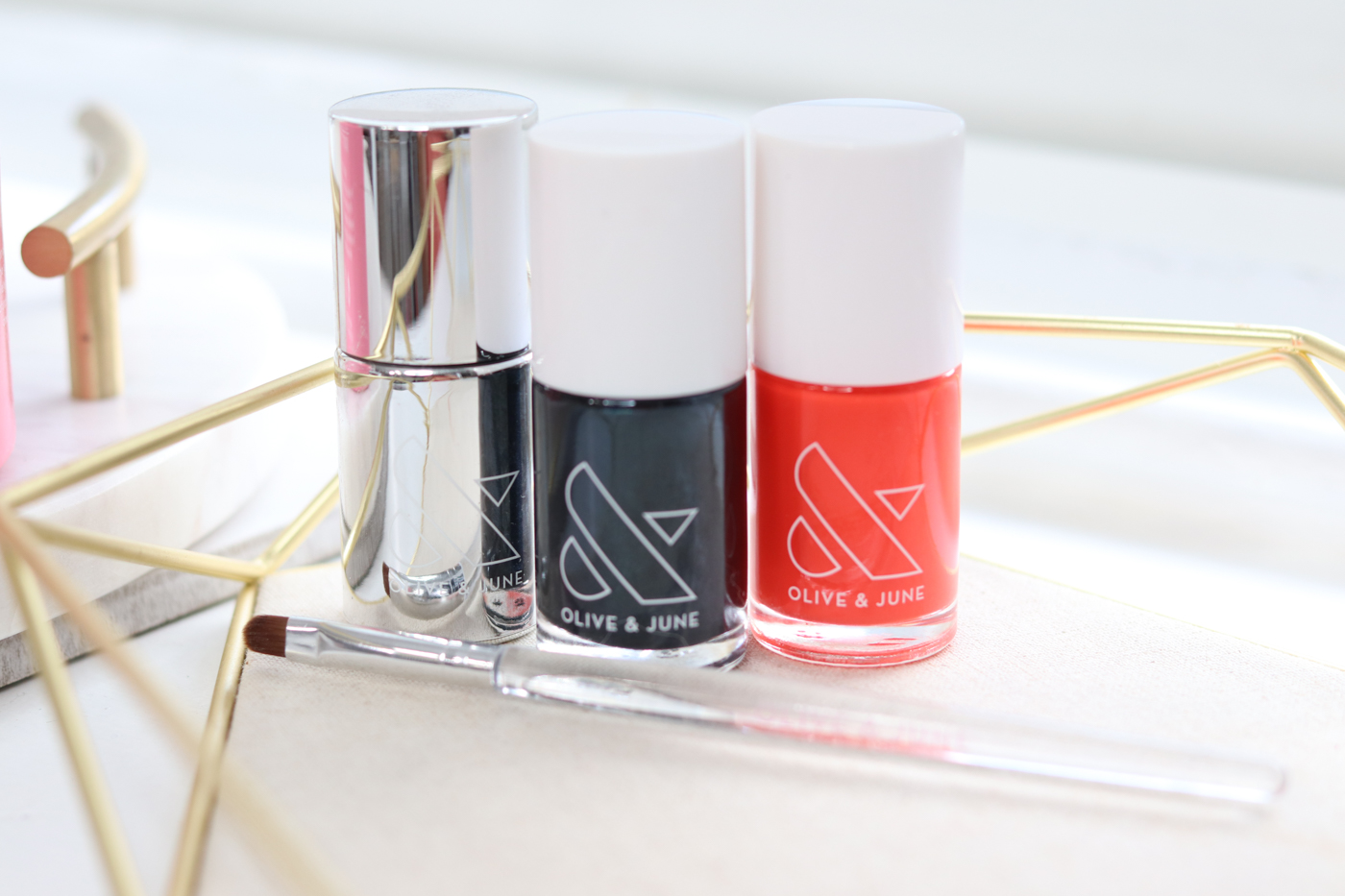 OLIVE AND JUNE NAIL POLISH REVIEW Brighter, Darling